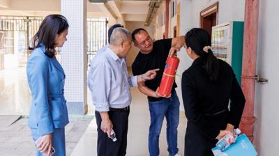 我校开展2025春季学期开学安全检查工作